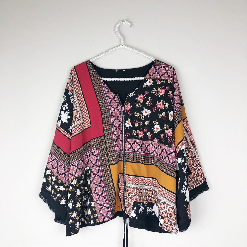 Chico’s blouse jacket XL